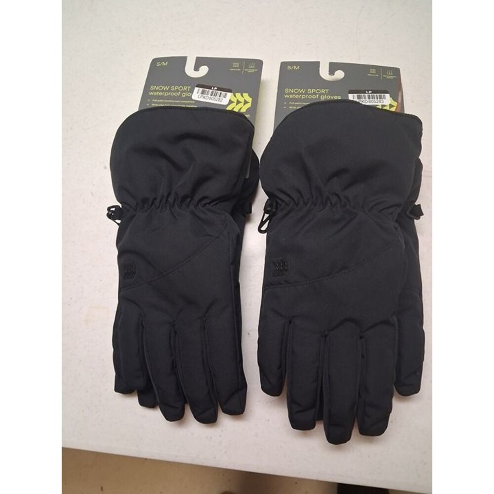 Snow Sport Waterproof Gloves S/M Black